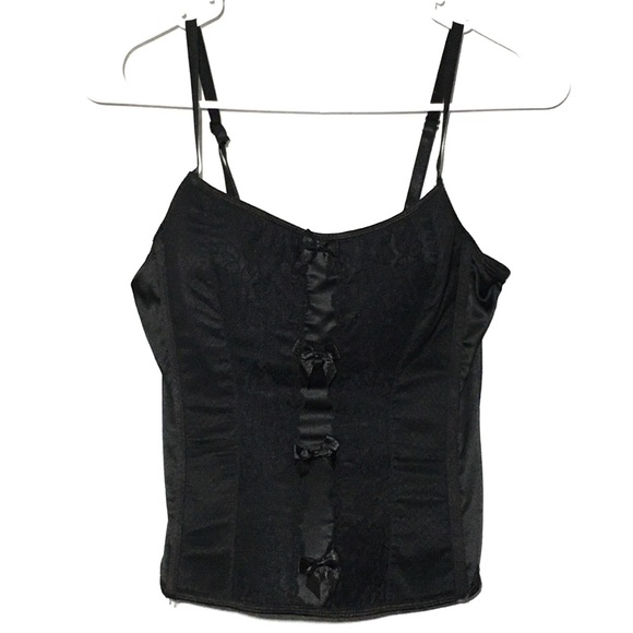 Victoria's Secret Other - Victoria’s Secret Black Corset Small Bows M